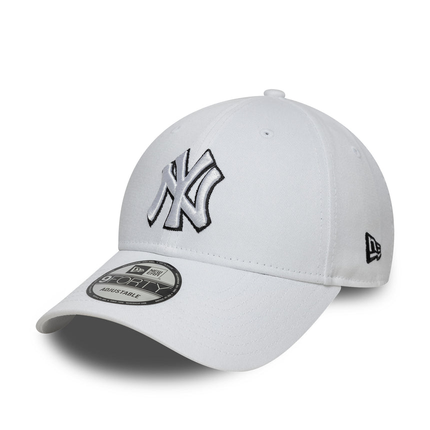 New York Yankees cap, New Era, 9FORTY, white