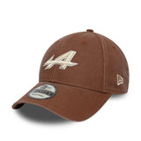 Alpine cap, washed, New Era, 9FORTY, brown
