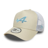 Alpine cap, trucker, seasonal, New Era, 9FORTY, cream