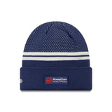 Haas beanie, cuff knit, engineered, New Era, blue