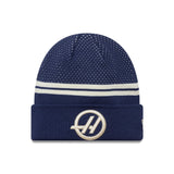 Haas beanie, cuff knit, engineered, New Era, blue