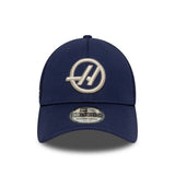 Haas cap, dashmark mesh, 39THIRTY, stretch fit, New Era, blue
