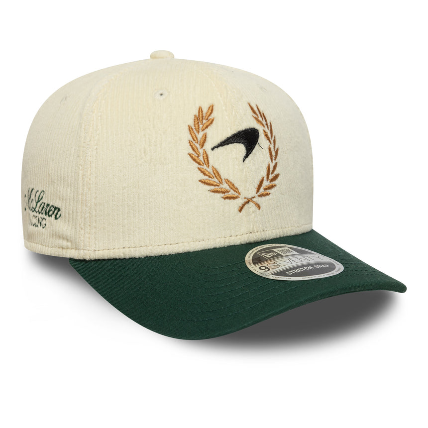 McLaren cap, cord, 9SEVENTY, New Era, beige