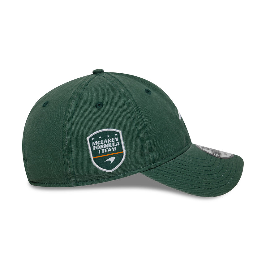 Mclaren cap, washed, New Era, 9TWENTY, green
