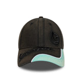 Vespa cap, distressed, New Era, 9FORTY, black
