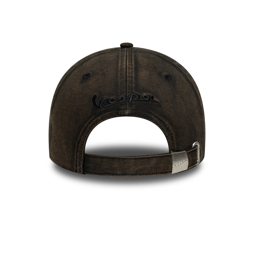 Vespa cap, distressed, New Era, 9FORTY, black