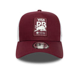 Visa RB cap, trucker, seasonal, New Era, 9FORTY, burgundy