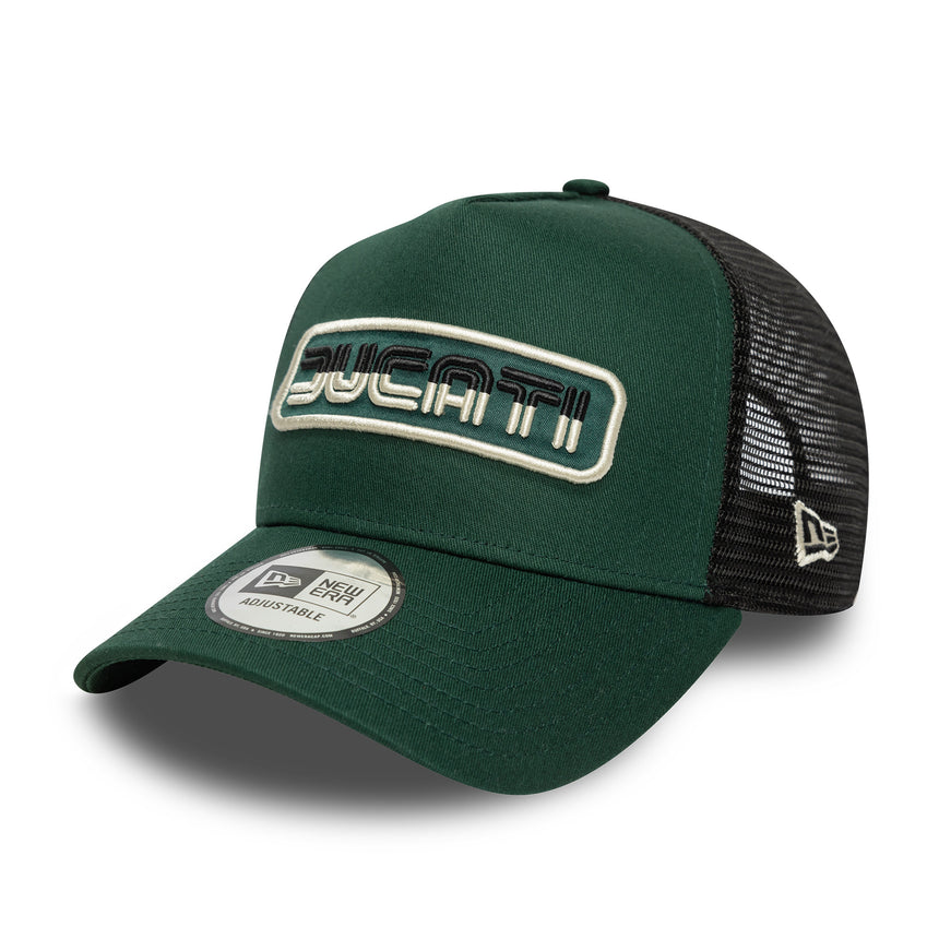 Ducati cap, trucker, seasonal, New Era, 9FORTY, green