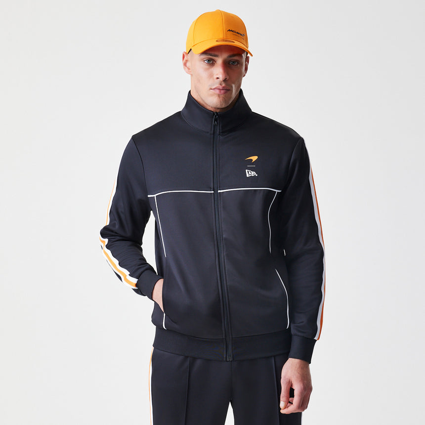 McLaren sweater, full zip, New Era, black