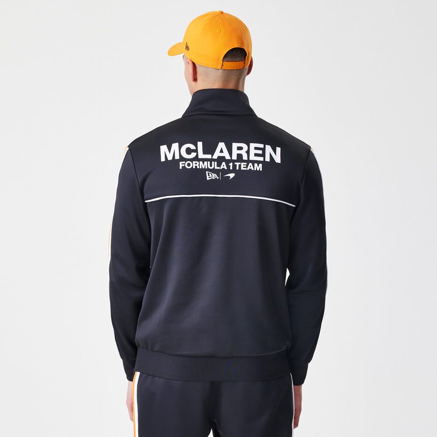 McLaren sweater, full zip, New Era, black