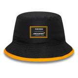 McLaren x Reiss bucket hat, seasonal, tapered, New Era, 9FORTY, black