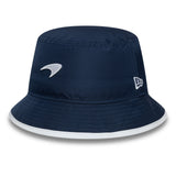 McLaren x Reiss bucket hat, seasonal, tapered, New Era, 9FORTY, blue