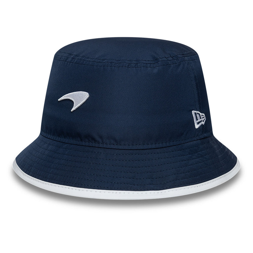 McLaren x Reiss bucket hat, seasonal, tapered, New Era, 9FORTY, blue