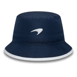 McLaren x Reiss bucket hat, seasonal, tapered, New Era, 9FORTY, blue