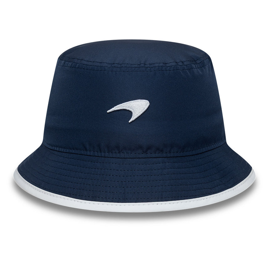 McLaren x Reiss bucket hat, seasonal, tapered, New Era, 9FORTY, blue