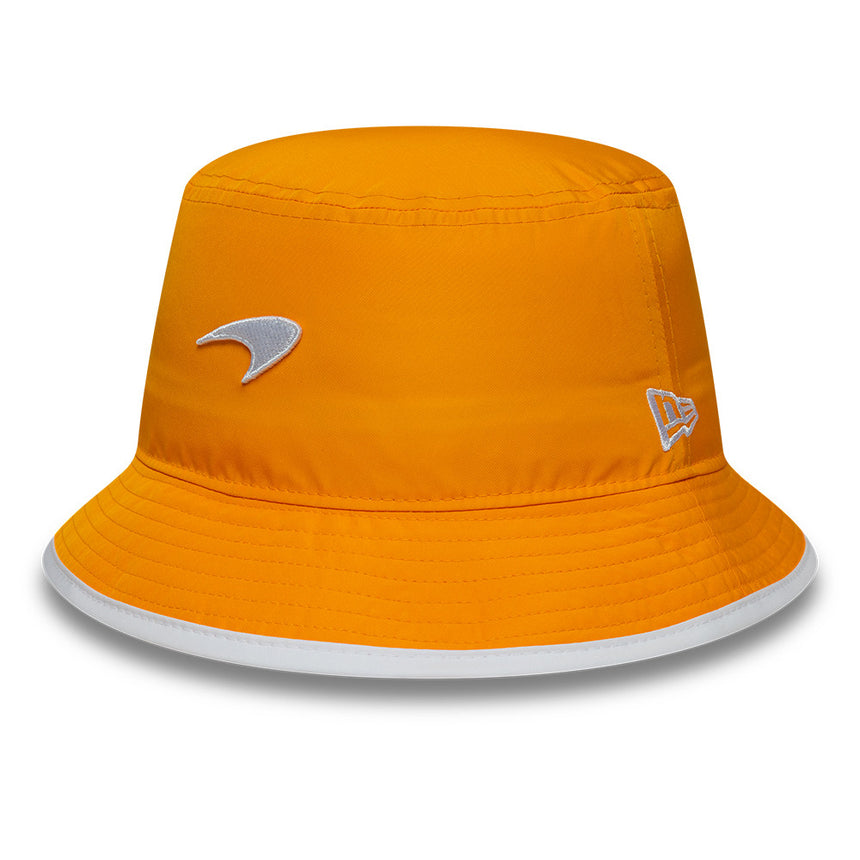 McLaren x Reiss bucket hat, seasonal, tapered, New Era, 9FORTY, orange