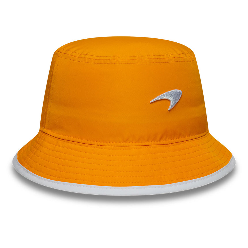 McLaren x Reiss bucket hat, seasonal, tapered, New Era, 9FORTY, orange