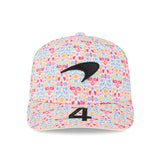 Mclaren cap, team, Lando Norris, Mexico special edition, New Era, 9SEVENTY, white