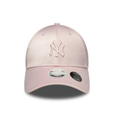 New York Yankees cap, satin bow back, New Era, 9FORTY, pink, pink