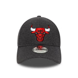 Chicago Bulls cap, melton wool, 9FORTY, Chochago Bulls, grey, grey