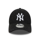 New York Yankees cap, melton, New Era, 9FORTY, black