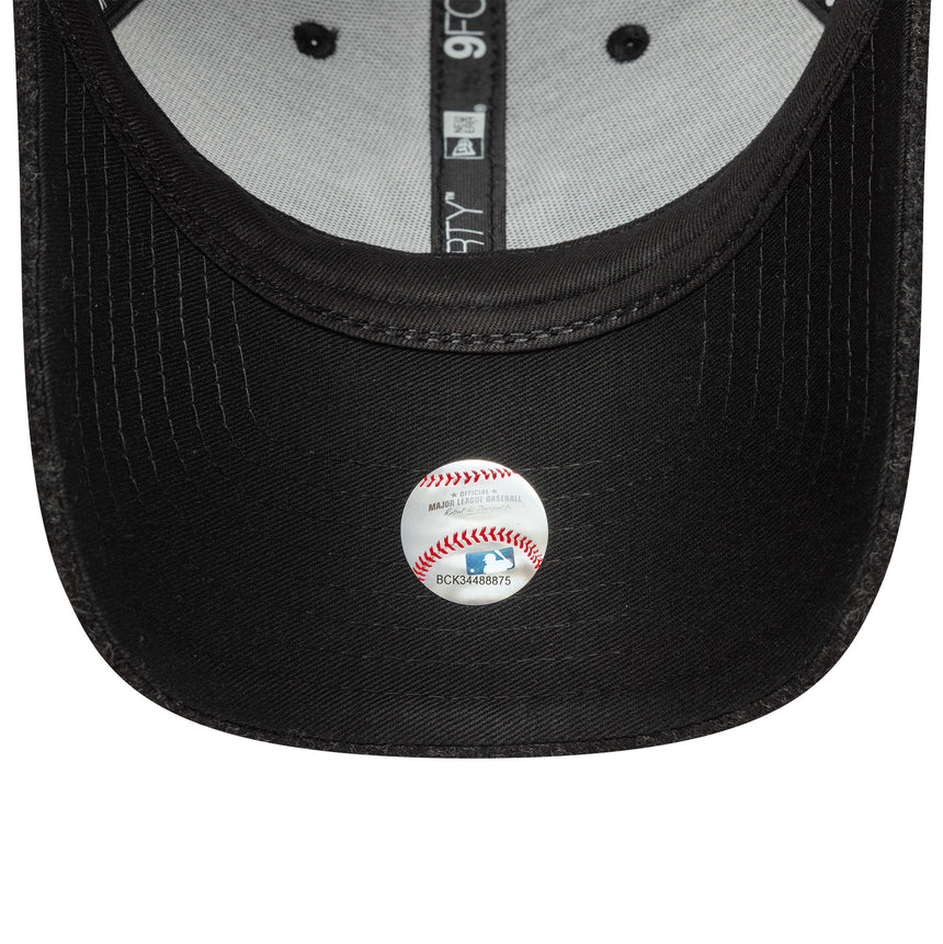 New York Yankees cap, melton, New Era, 9FORTY, black