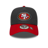 San Francisco 49ers cap, A-Frame, New Era, grey
