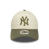 New York Yankees cap, side patch, New Era, 9FORTY, camoflague, grey