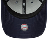 New York Yankees cap, visor script, New Era, 9FORTY, blue,