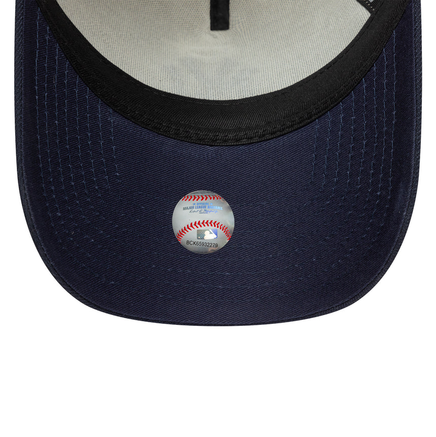 New York Yankees cap, patch, New Era, 9FORTY, A-frame, beige