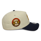 New York Yankees cap, patch, New Era, 9FORTY, A-frame, beige