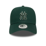 New York Yankees cap, outline frame, New Era, 9FORTY, single-tone, green