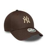 New York Yankees cap, women, LEAGUE ESS MIDI, 9FORTY, brown