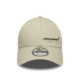 McLaren cap, essential, New Era, 9FORTY, cream