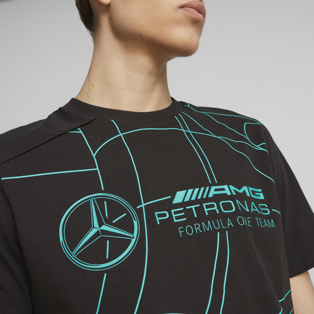 Mercedes t-shirt, Puma, statement, black