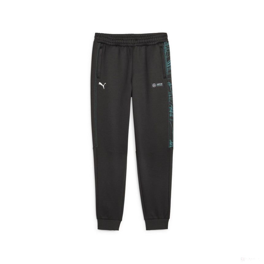Mercedes pants, Puma, MT7, black - FansBRANDS®