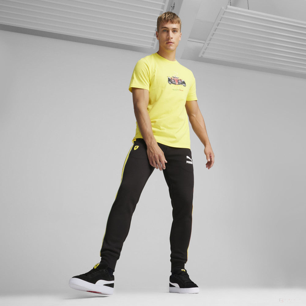 Ferrari pants, Puma, Race Iconic T7 Track, black - FansBRANDS®