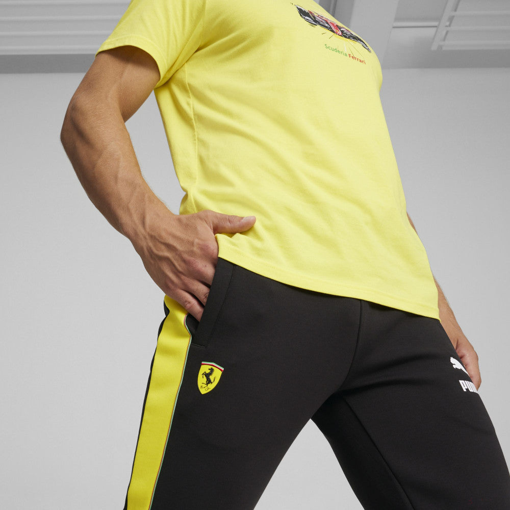 Ferrari pants, Puma, Race Iconic T7 Track, black - FansBRANDS®