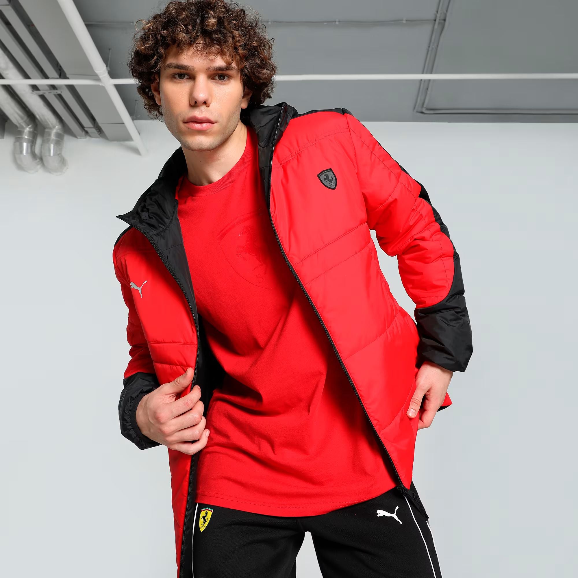 Ferrari jacket Puma Style Reversible Padded black FansBRANDS COM