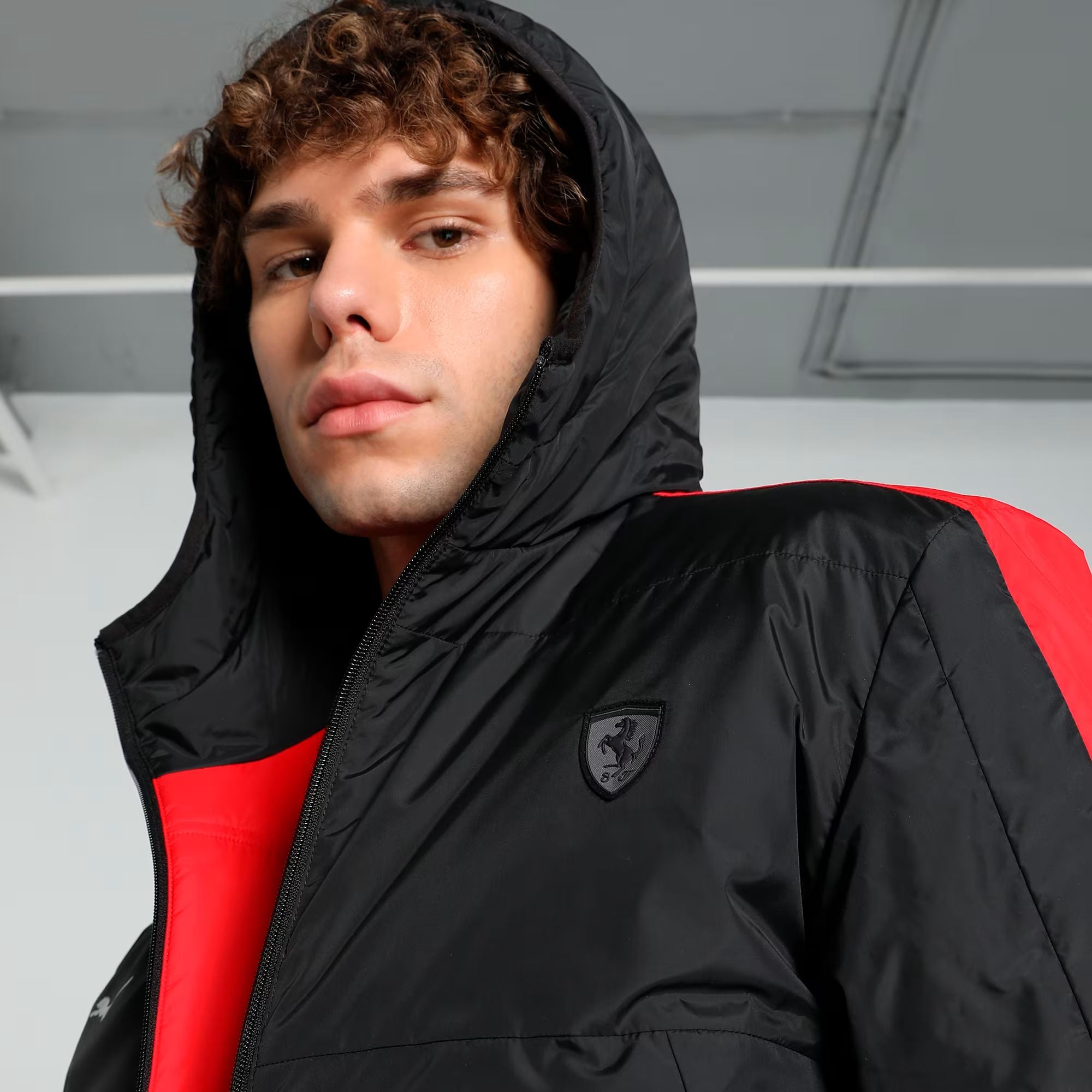 Ferrari puma jacket black best sale