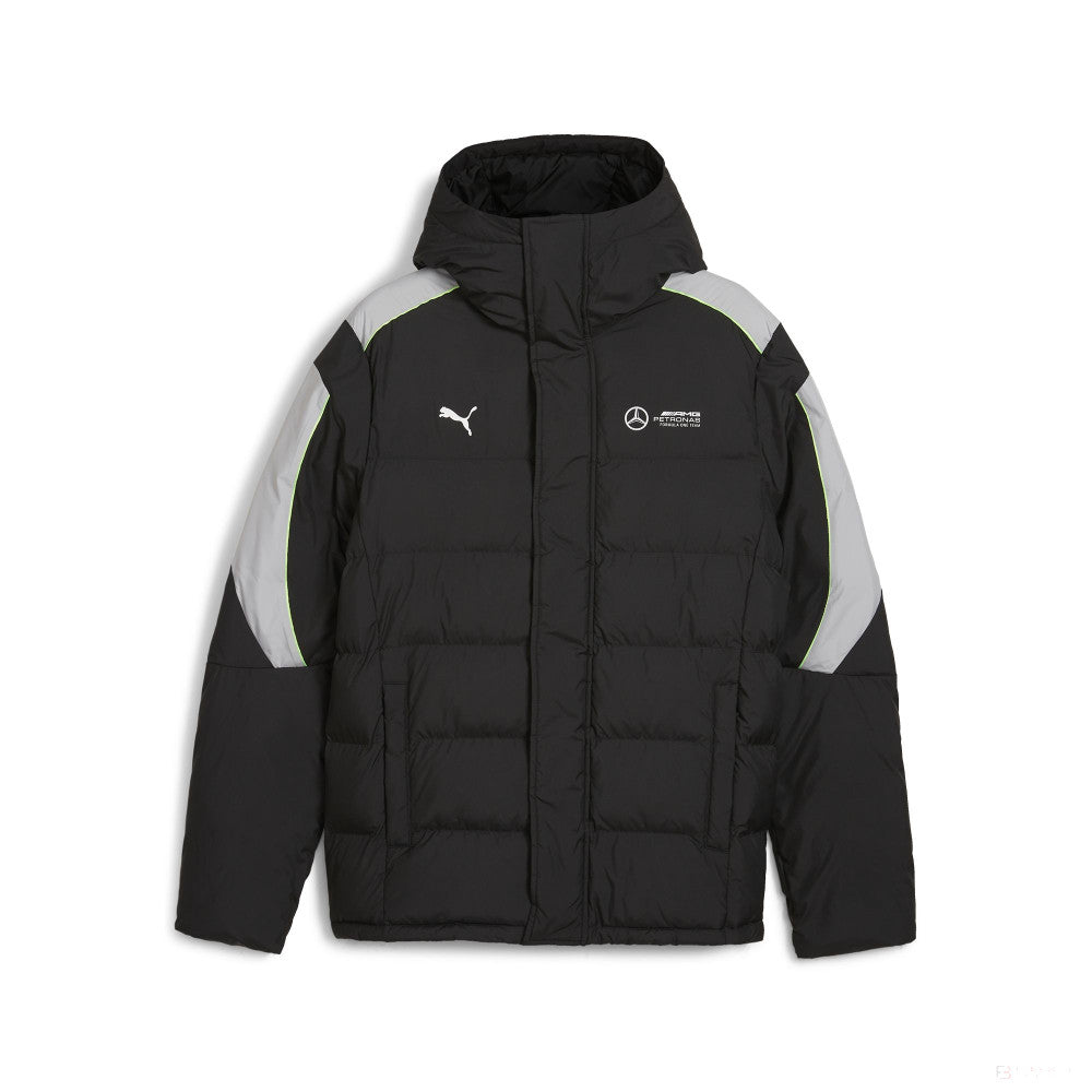 Mercedes jacket, Puma, MT7+ Ecolite Padded, black - FansBRANDS®