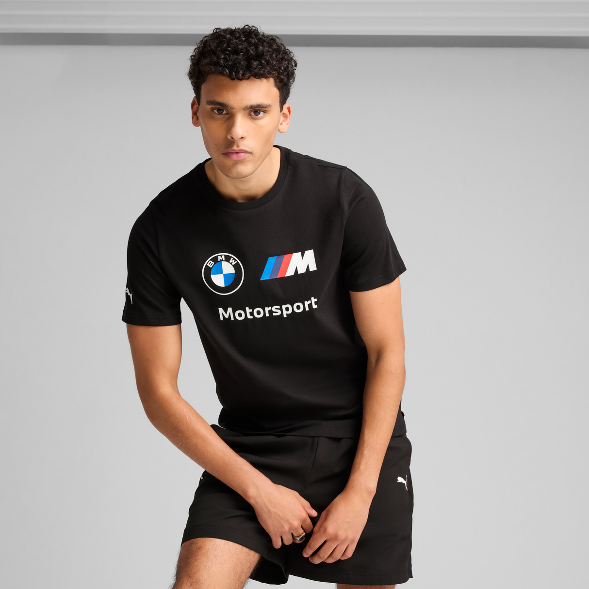 BMW logo t-shirt, Puma, Essential, MMS, black 🔥