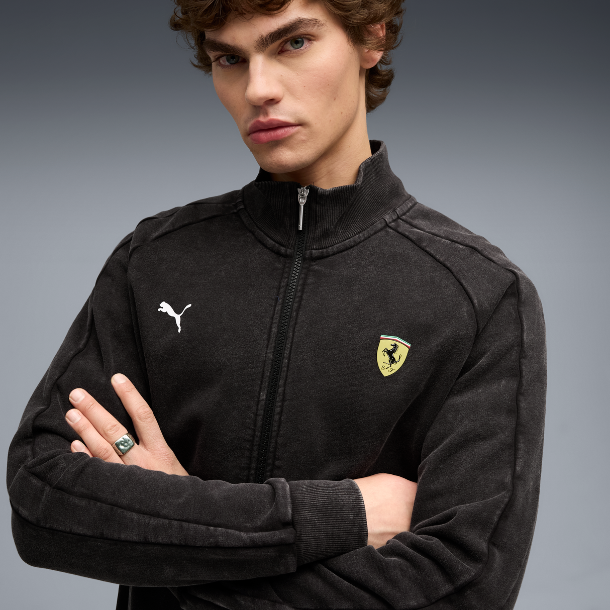 Ferrari jacket, Puma, T7, black 🔥