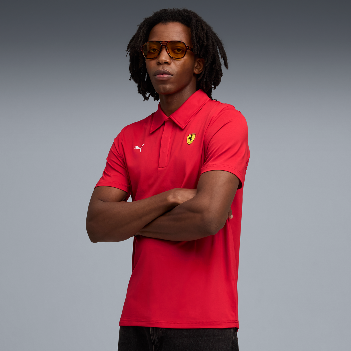 Ferrari polo, Puma, sportswear cloudspun, red 🔥