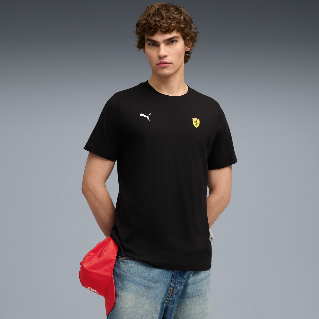 Ferrari car gpraphic t-shirt, Puma, black 🔥