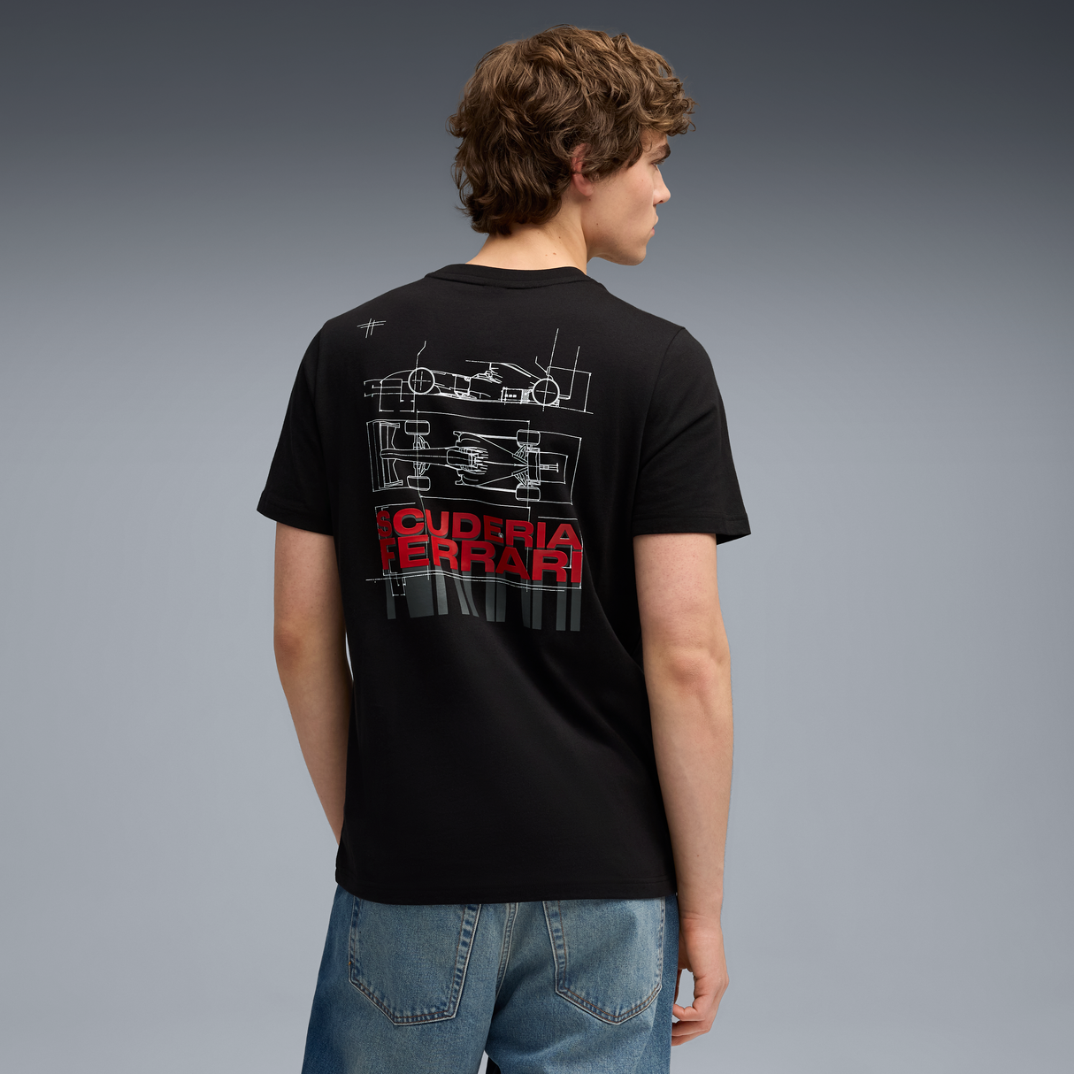 Ferrari car gpraphic t-shirt, Puma, black 🔥
