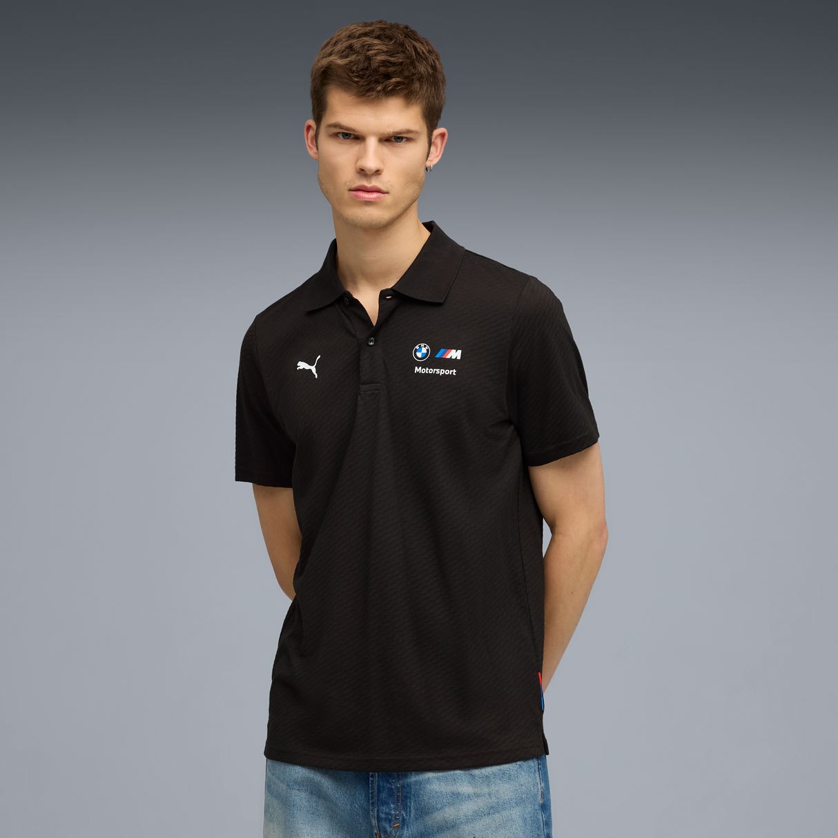 BMW jaquard polo, Puma, MMS, black 🔥