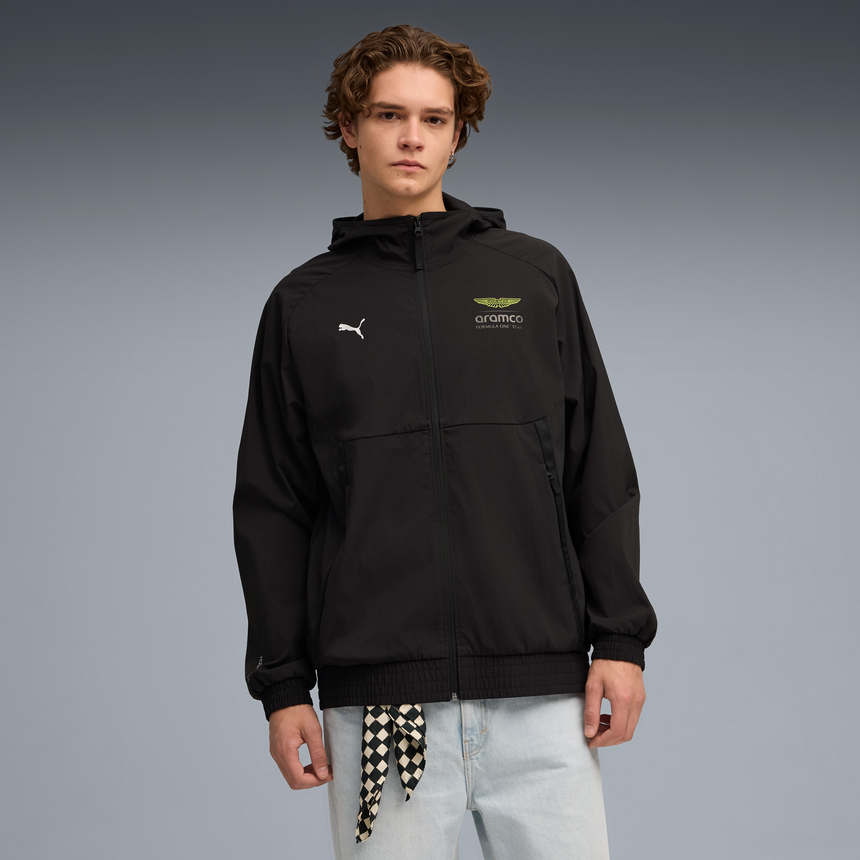Aston Martin jacket, Puma, Lifestyle, PUMATECH, black 🔥