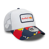 Red Bull Racing Abstract EF Trucker Cap, White