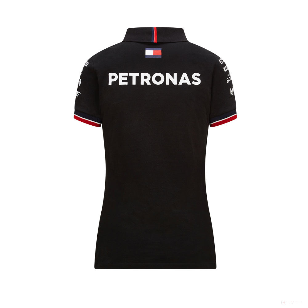 Mercedes Womens Polo, Team, Black, 2021 - FansBRANDS®